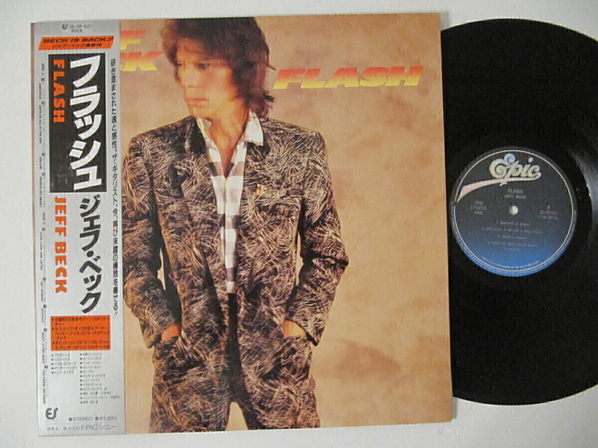 Jeff Beck Flash Japanilainen LP OBI