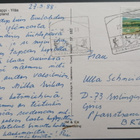 ÄKÄSLOMPOLO -kuvaleima 1988 Ylläs-kortilla Saksaan - pikkukuva 1
