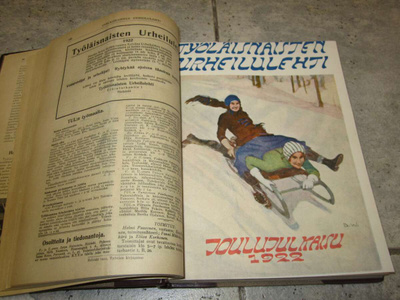 Työläisnaisten Urheilulehti 1921 -1924 kirja