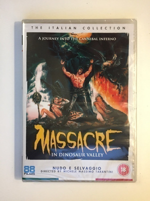 Massacre in Dinosaur Valley (DVD) Michael Sopkiw (UUSI) 1985