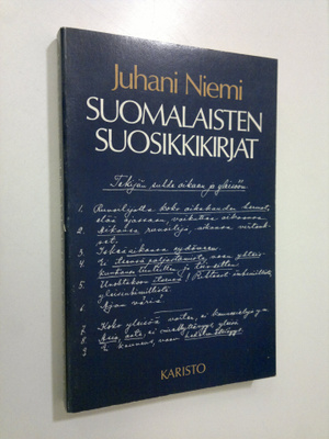 Juhani Niemi : Suomalaisten suosikkikirjat