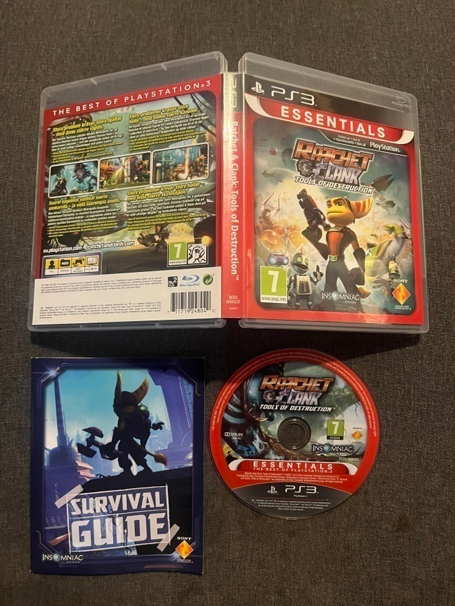 Ratchet & Clank - Tools Of Destruction PS3 (Puhumme Suomea)