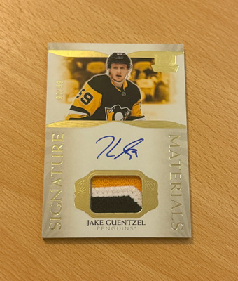 2021-22 The Cup Jake Guentzel Signature Materials /99