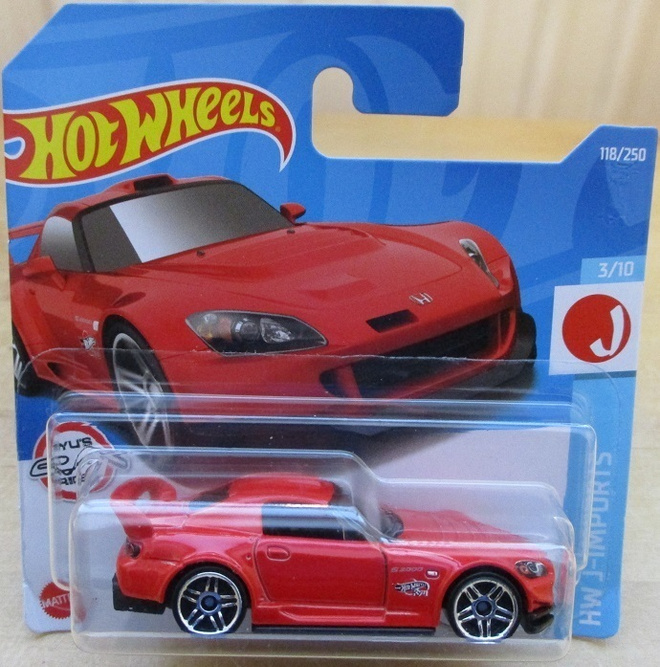 Honda S2000 Coupe 2 door Red Hot Wheels 1:64