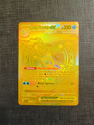 Mega Greninja EX Hyper Rare 122/086 Chaos Rising