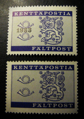 Kenttäpostia merkit 1963** ja 1983**(loo)
