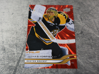Joonas Korpisalo 2025-26 UD Outburst Red