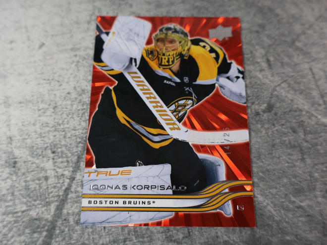 Joonas Korpisalo 2025-26 UD Outburst Red