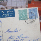Kortti lentopostina Israeliin 1959 malli 54 merkein - pikkukuva 2