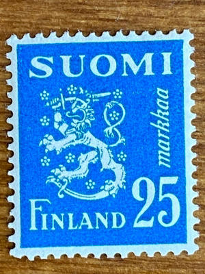 LEIJONAMALLI 1930 25MARKKAA**