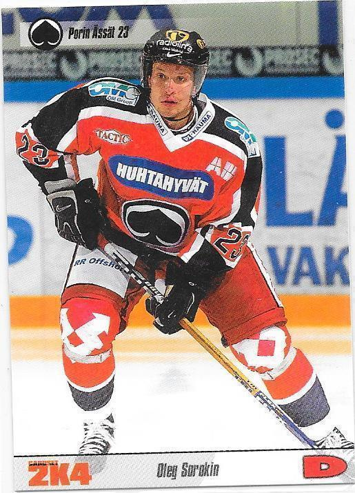 2003-04 CardSet #172 Olegs Sorokins Ässät