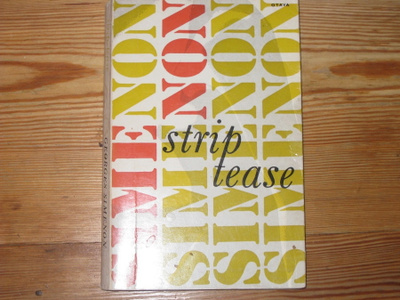 Simenon, Georges: Strip tease 1.p nid. v. 1968