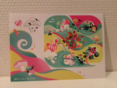 FDC- ensipäiväkuori - Makeaa ystävänpäivää - 2013