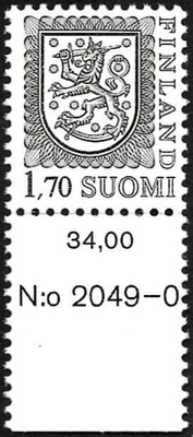 M-75 L 1,70 harmaa Type III A PORO yHS ** LaPe 1005 A III b)