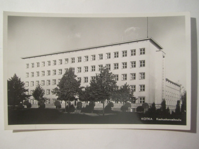 VANHA Postikortti Kotka 1950-l Alkup.Mallikappale