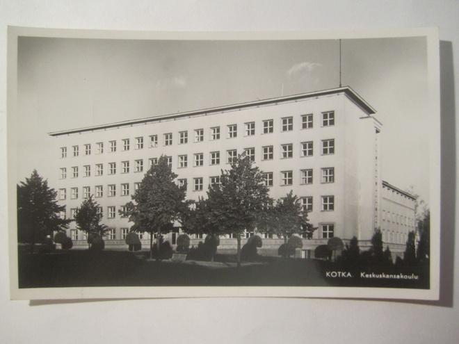 VANHA Postikortti Kotka 1950-l Alkup.Mallikappale