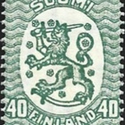 1926 M-17 S 40 p leveät numerot HR ** LaPe 115 B II W 1 b - pikkukuva 2