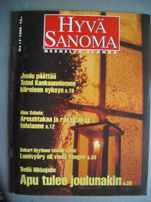 Hyvä Sanoma Nro 12/2000 (17.3)