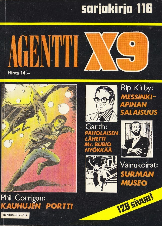 Semic sarjakirja 116 Agentti X9