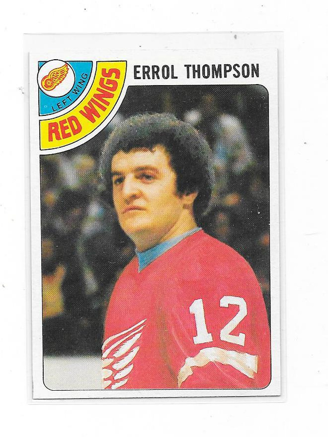 1978-79 Topps #57 Errol Thompson Detroit Red Wings