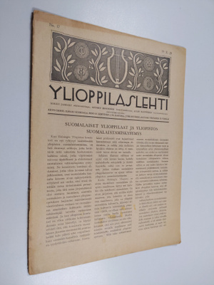 Ylioppilaslehti no 17 : 19.10.1929