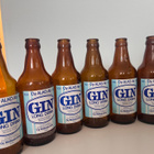 11kpl vanhoja ALKO Ab Gin Long Drink -lasipulloja 1970–1980 - pikkukuva 2