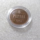 5  penniä  1915   kulkematon   Kolikko kapselissa, - pikkukuva 5