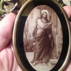 Jeesus aiheinen miniatyyri taulu. - pikkukuva 1