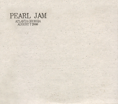PEARL JAM:ATLANTA GEORGIA 8.7.2000 2CD