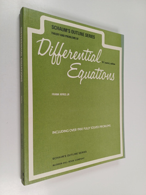 Frank Jr Ayres : Theory and Problems of Differential Equa...