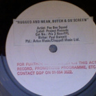 PEE BEE SQUAD :: RUGGED & MEAN,BUTCH & ON SCREEN:VINYYLI  7" - pikkukuva 2