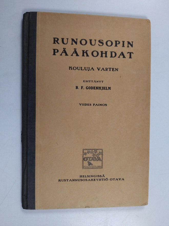 B. F. Godenhjelm : Runousopin pääkohdat : kouluja varten