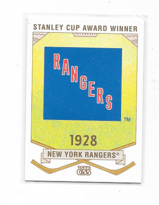 2003-04 Topps C55 Stanley Cup W 1928 #SHW2 New York Rangers