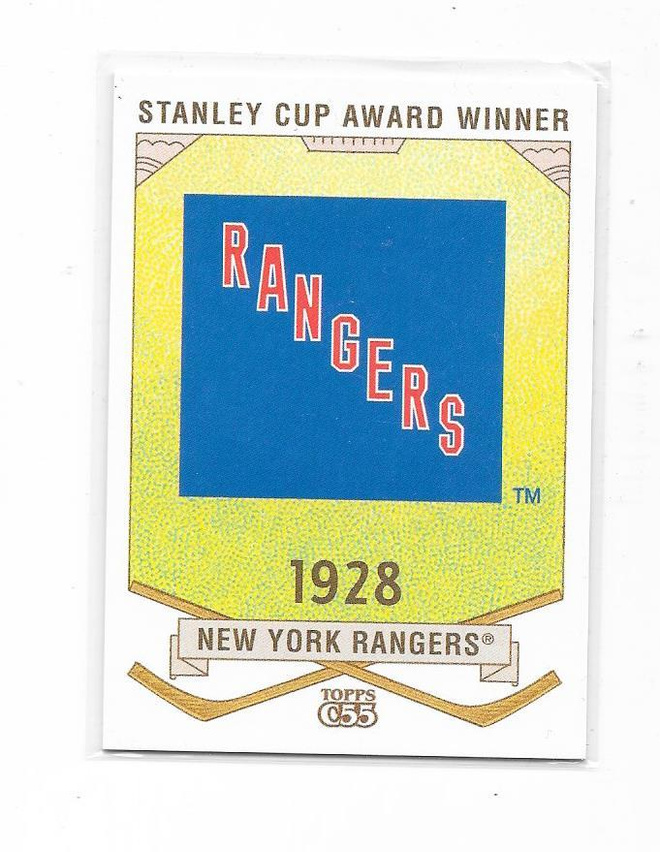 2003-04 Topps C55 Stanley Cup W 1928 #SHW2 New York Rangers