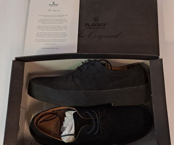 Playboy Original Chukka Shoes Musta Koko 45 Steve McQueen