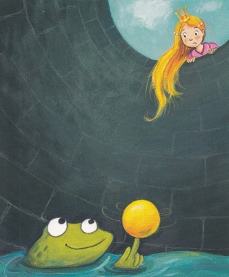 Heike Vogel: Sammakko ja prinsessa (isohko kortti)