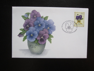 FDC 2003 Pääsiäinen - orvokki