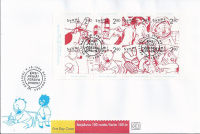 1996 FDC Sarjakuva