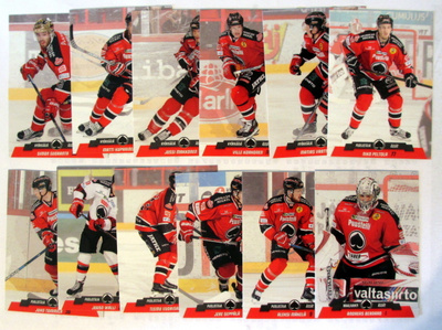 Cardset 2017-18 Ässät 169-180 teamset