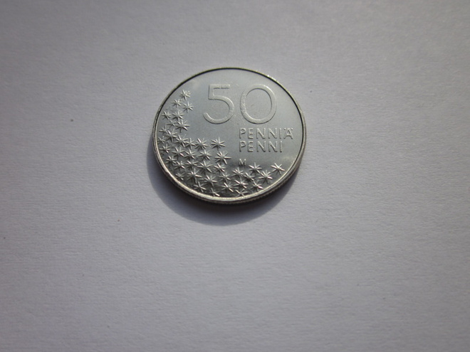 50 penniä, UNC, v. 1990
