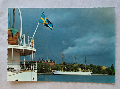 laivat Tukholman edustalla, kulkematon
