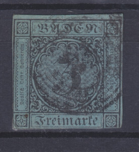 Saksa Reich Baden 1858 Mi 8 Mi 40€