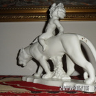 ART DECO, BACCUS PANTTERILLA PIT. 27,5 CM VEISTOS / FIGURI - pikkukuva 2