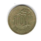 1965 10 PENNIÄ KOLIKKO KÄYTETTY - pikkukuva 1