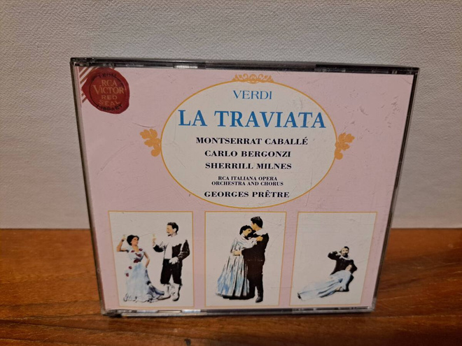 Verdi:La traviata-Caballe,Bergonzi,Pretre ym. 2CD