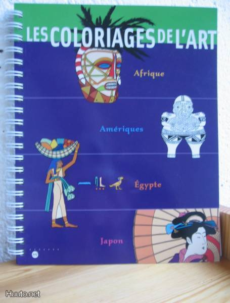 Värityskirja Les coloriages de l'art Ranskan kansallismuseo