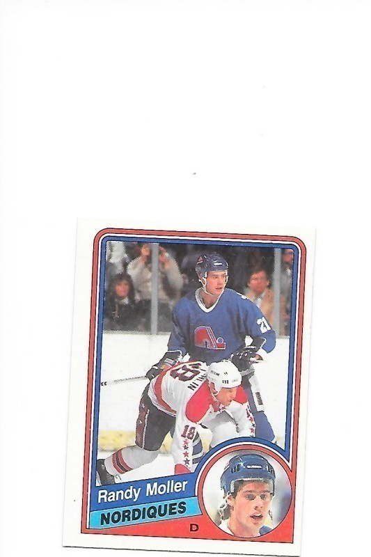 1984-85 OPC #284 Randy Moller Quebec Nordiques