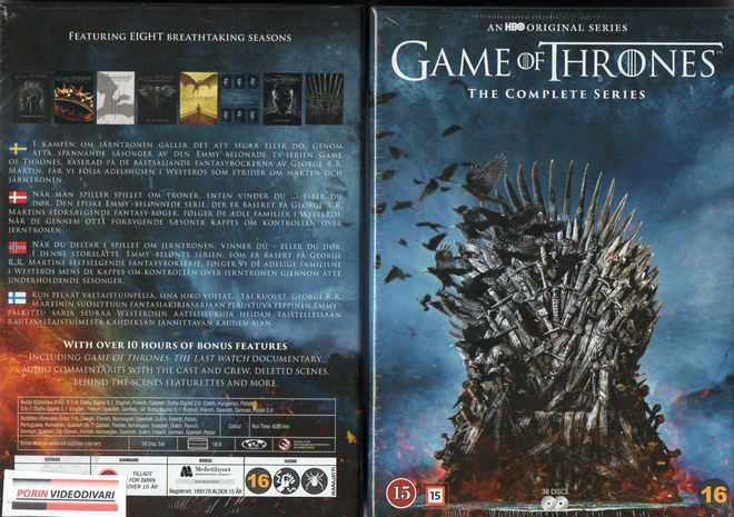 game of thrones complete collection	(79 832)	UUSI	-FI-	DVD	(