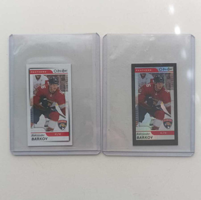17-18 O-Pee-Chee Mini Aleksander Barkov Basic & Black Foil 