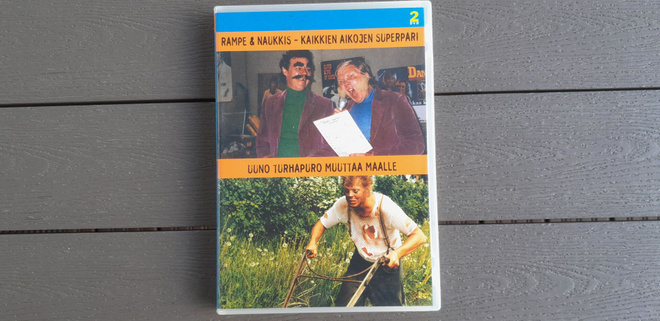DVD: Rampe & Naukkis + Uuno Turhapuro Muuttaa Maalle, 2x DVD